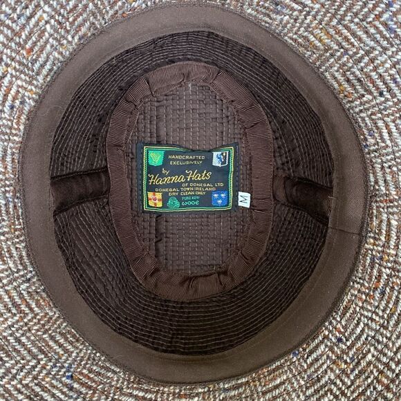 Hanna Hats Donegal Handcrafted Irish Tweed Walking Hat - Mint Condition - Picture 9 of 16